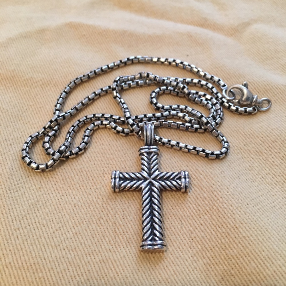 David Yurman men’s cable cross
